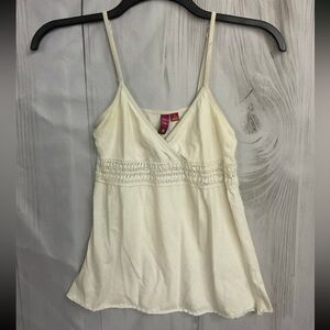 Cream Baby Dolll WrapTop Cami